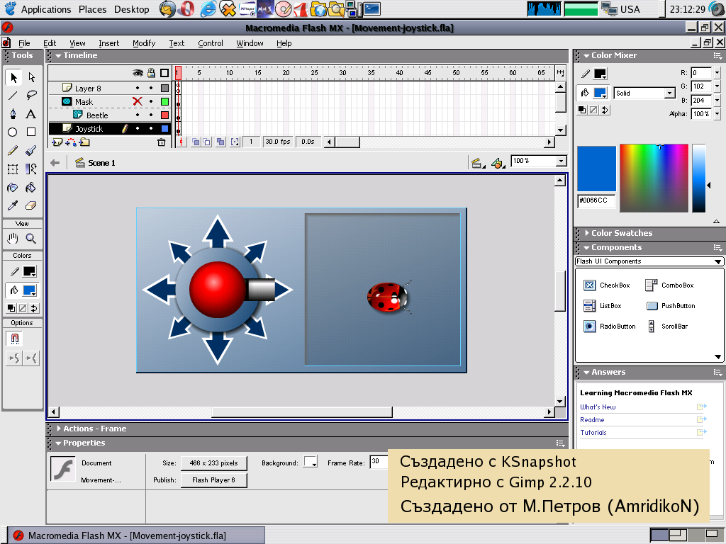 Macromedia Flash 6     -  9